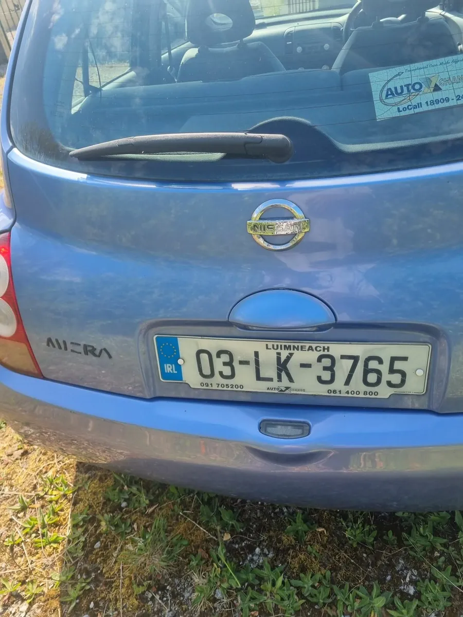 Nissan Micra 2003 1Litre NCT Taxed - Image 2