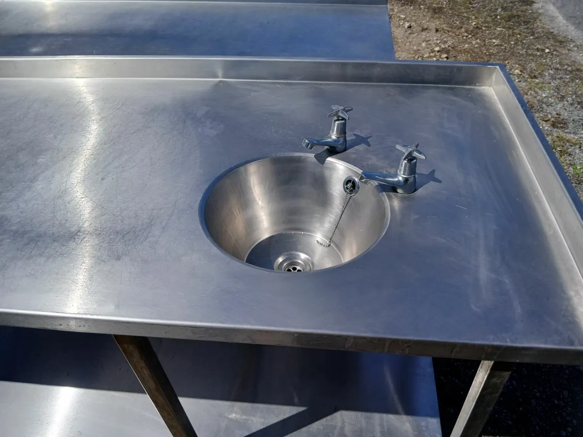 Stainless steel cabbinet /sink unit delivered - Image 2