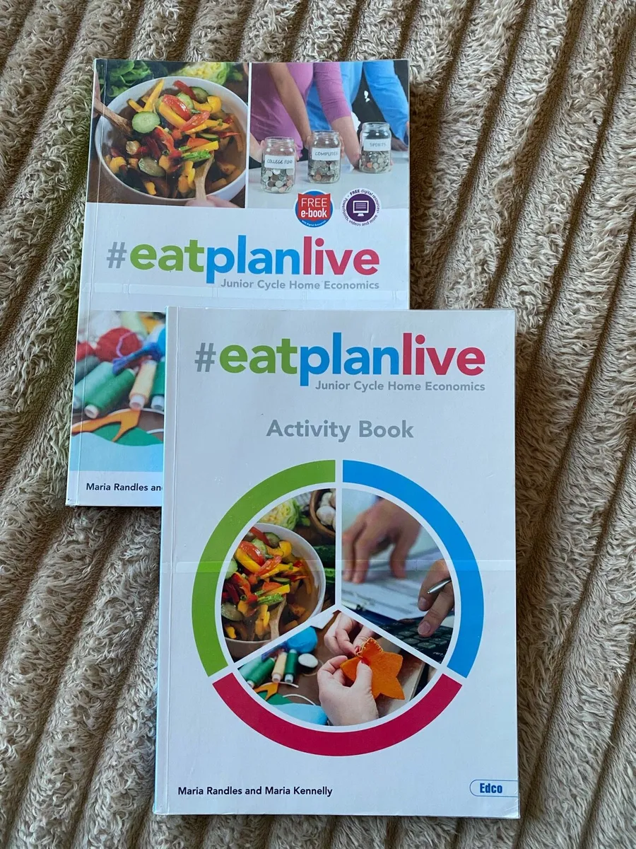 Junior Cycle Home Economic Eat Plan Live Books set - Image 1