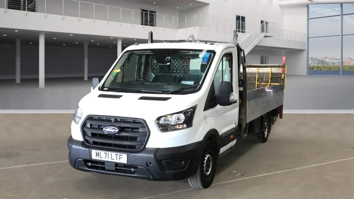 2021 TRANSIT 130 350 14FT DROPSIDE WITH TAILLIFT - Image 2