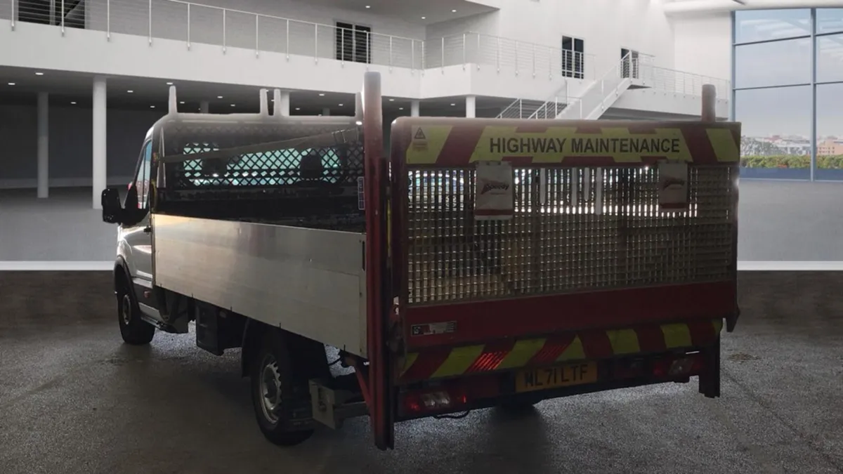 2021 TRANSIT 130 350 14FT DROPSIDE WITH TAILLIFT - Image 3