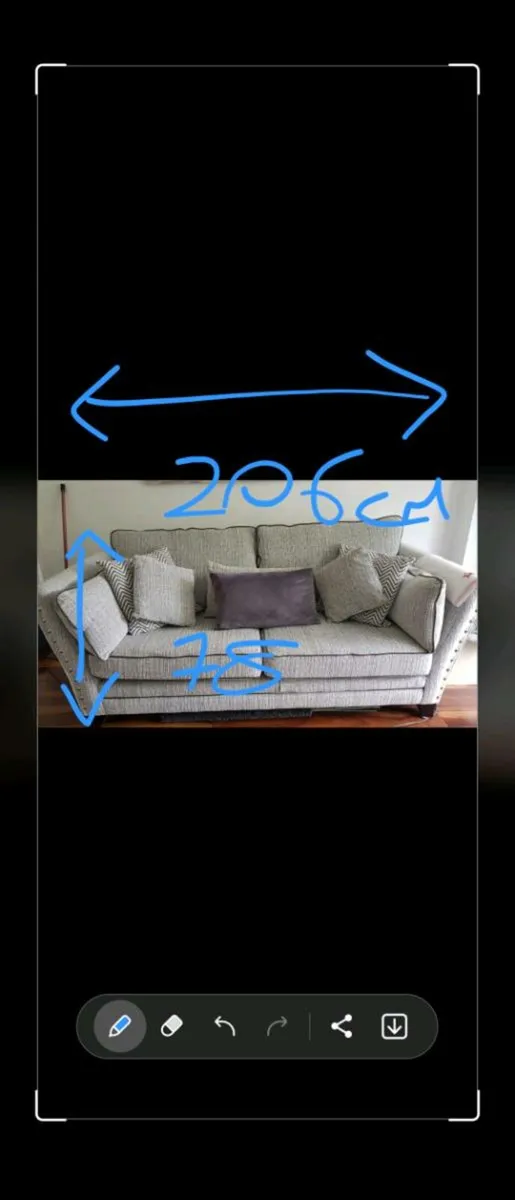Minogues Furniture 3 seater  Couch and 1 seater - Image 3