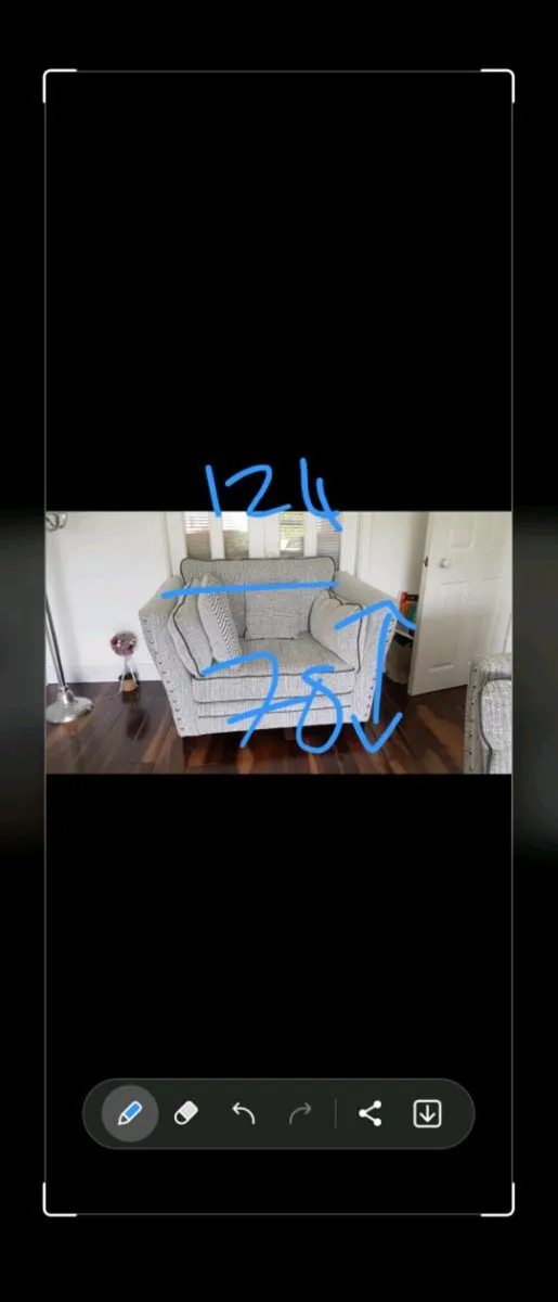 Minogues Furniture 3 seater  Couch and 1 seater - Image 4