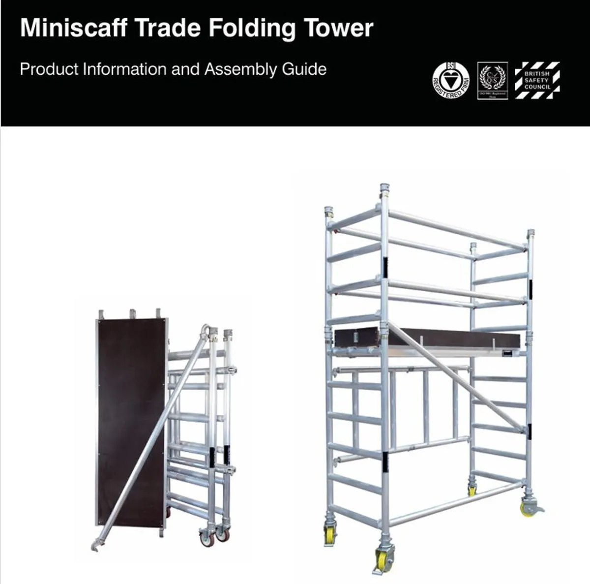 Scaffold-Aluminium Trade Folding Tower 5.1 Metres - Image 2