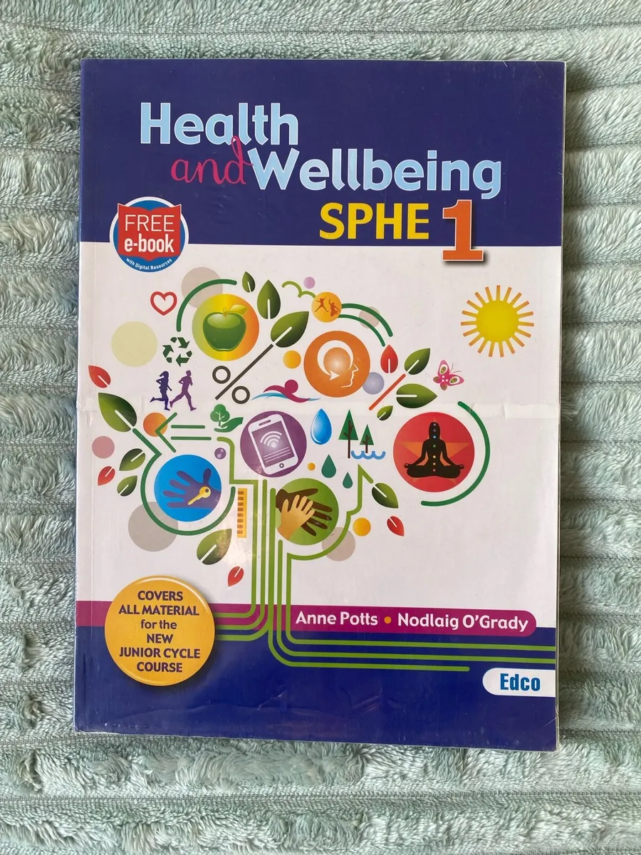 Junior cycle SPHE Textbook Health and Wellbeing - Image 1