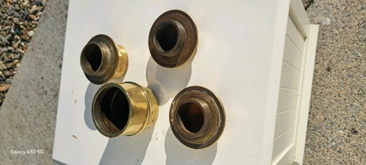 4 old brass  horse  cart  covers  €20 each - Image 3