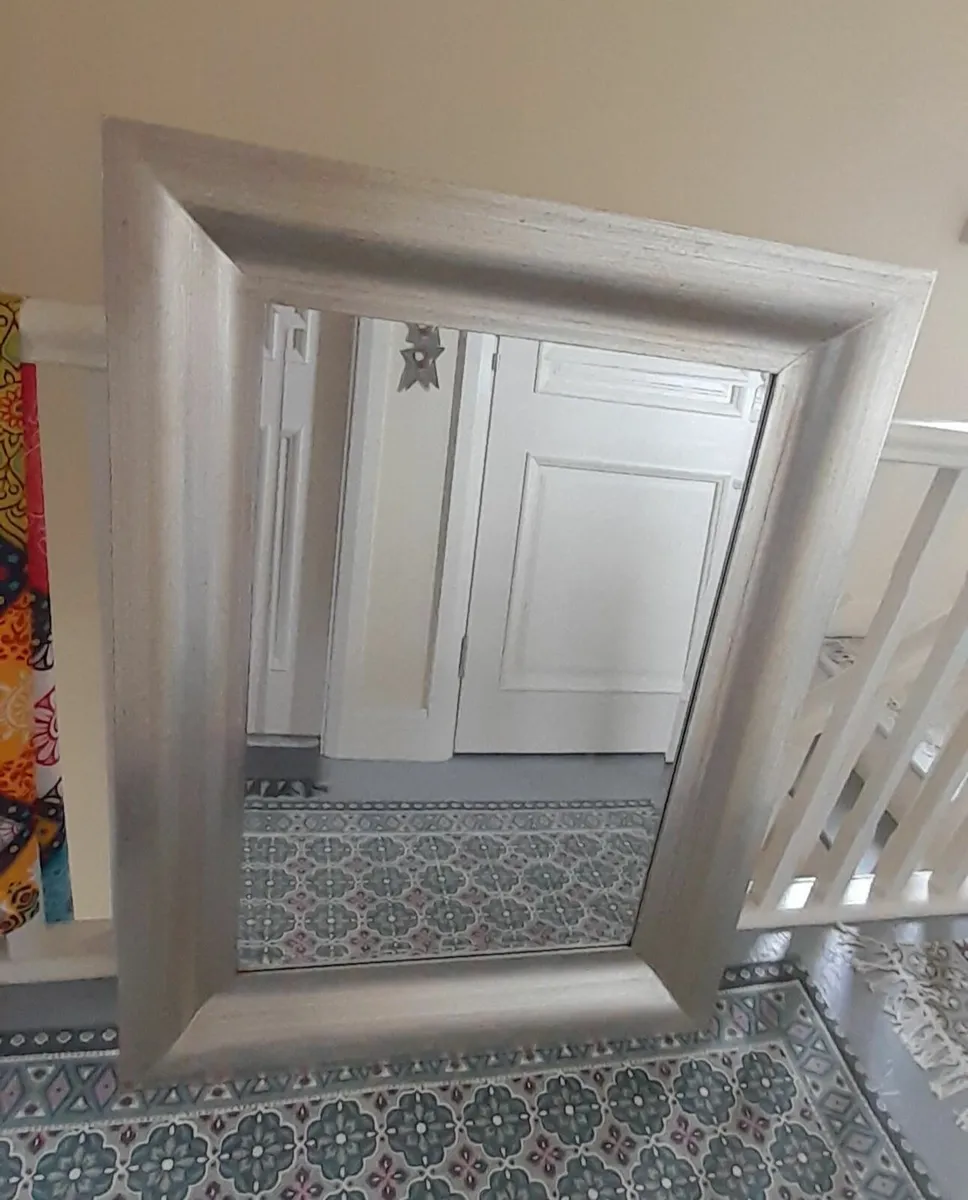 Large bevelled mirror - Image 1