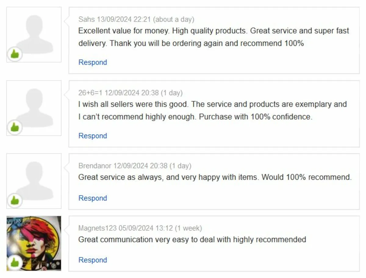 7" Black Disco bags Replacement Thick Card Covers - Image 4