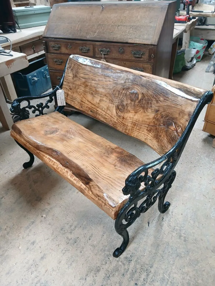 Garden  furniture.Rustic benches and seats - Image 2