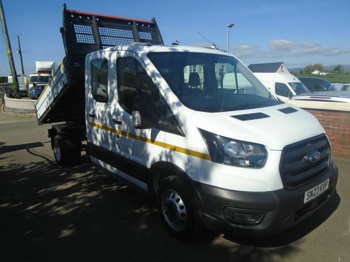 2023 Ford Transit 350 DOUBLECAB TIPPER TWINWHEEL - Image 1