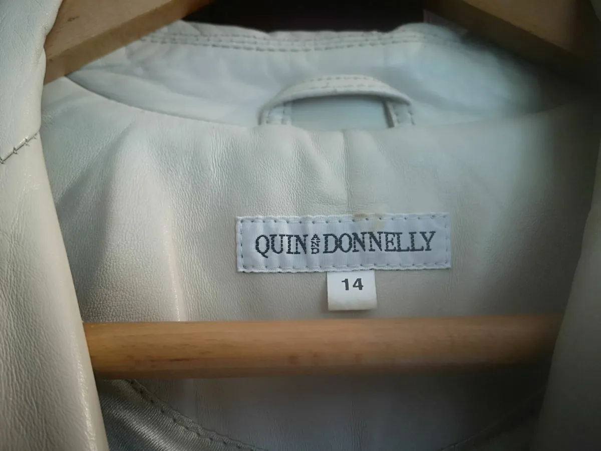Quin & Donnelly Leather Ladies Coat - Image 2