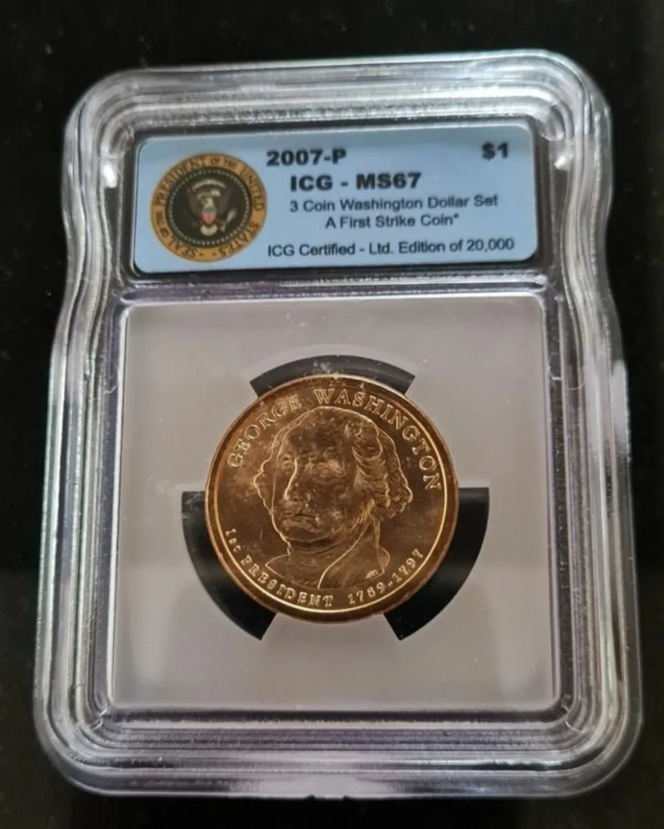 2007..P..GEORGE..WASHINGTON..DOLLAR. LCG..67..L..M - Image 1