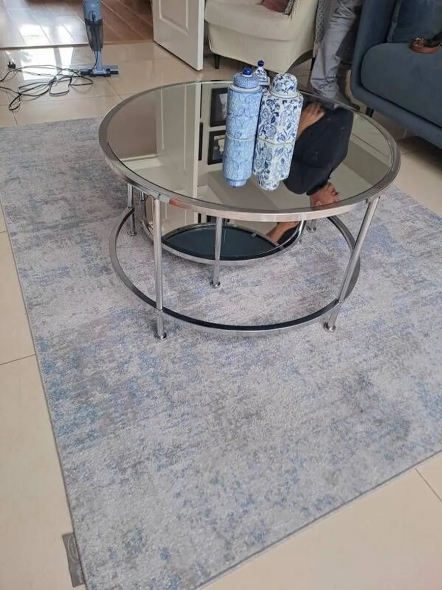 Mirrored Coffee Table Set - Image 2