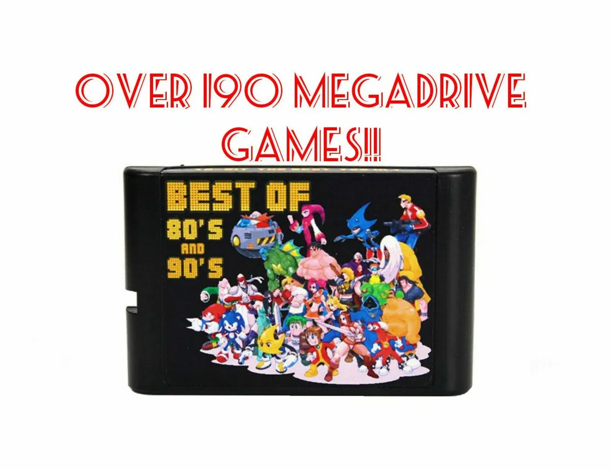 Sega Megadrive 196-in-1 Flashcart Game Cartridge!! - Image 1