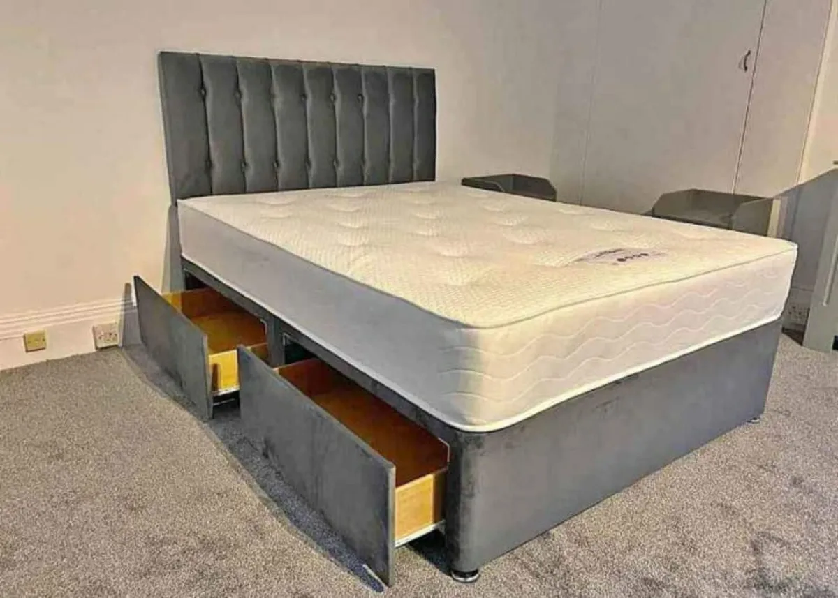 ⚡️KING DIVAN BEDS WITH MATTRESSES⚡️ - Image 1