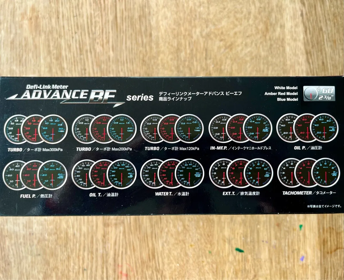 Defi Advance BF 60mm Red Oil Temperature Gauge - Image 4