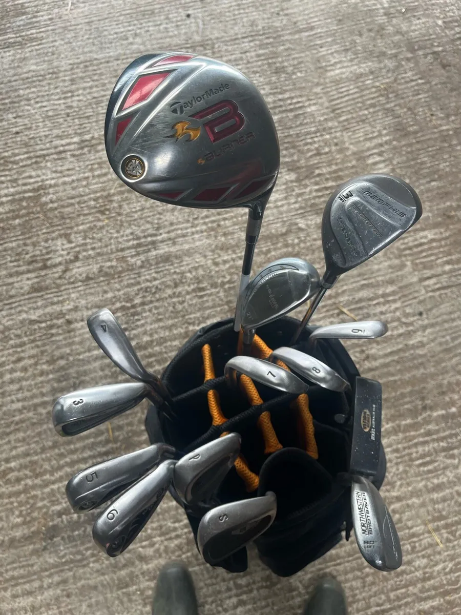 Golf clubs and bag - Image 2