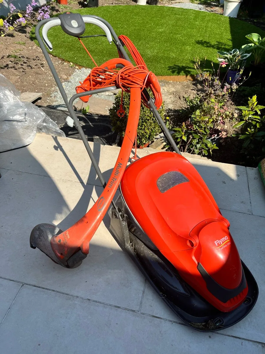 Electric lawnmower and strimmer Flymo - Image 1