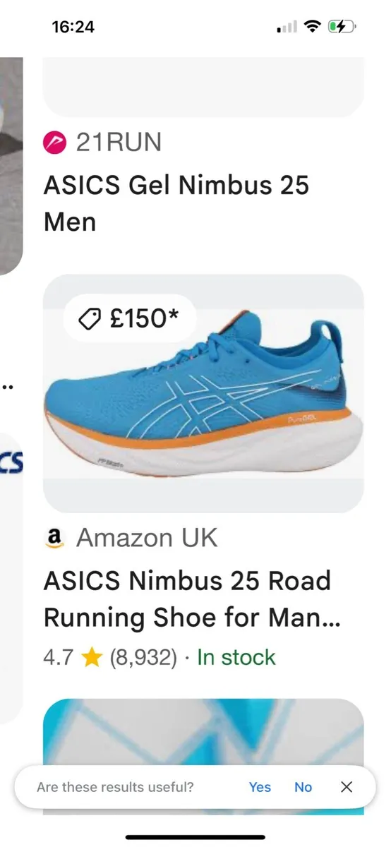 Ascis gels men’s trainers - Image 2