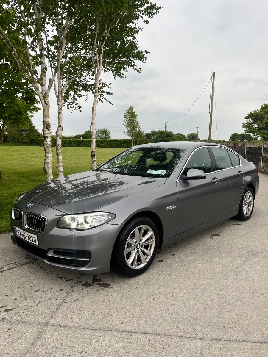 BMW 520d automatic / Black leather. - Image 1