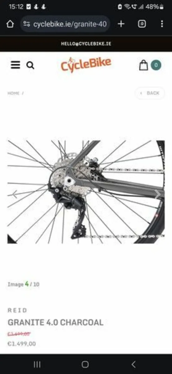 Reid GRANITE 4.0 Gravel All-Road Bike. Charcoal - Image 1