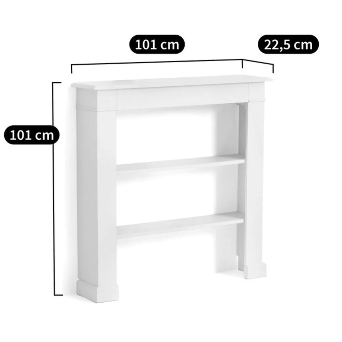 Decorative fireplace surround shelves - Image 3