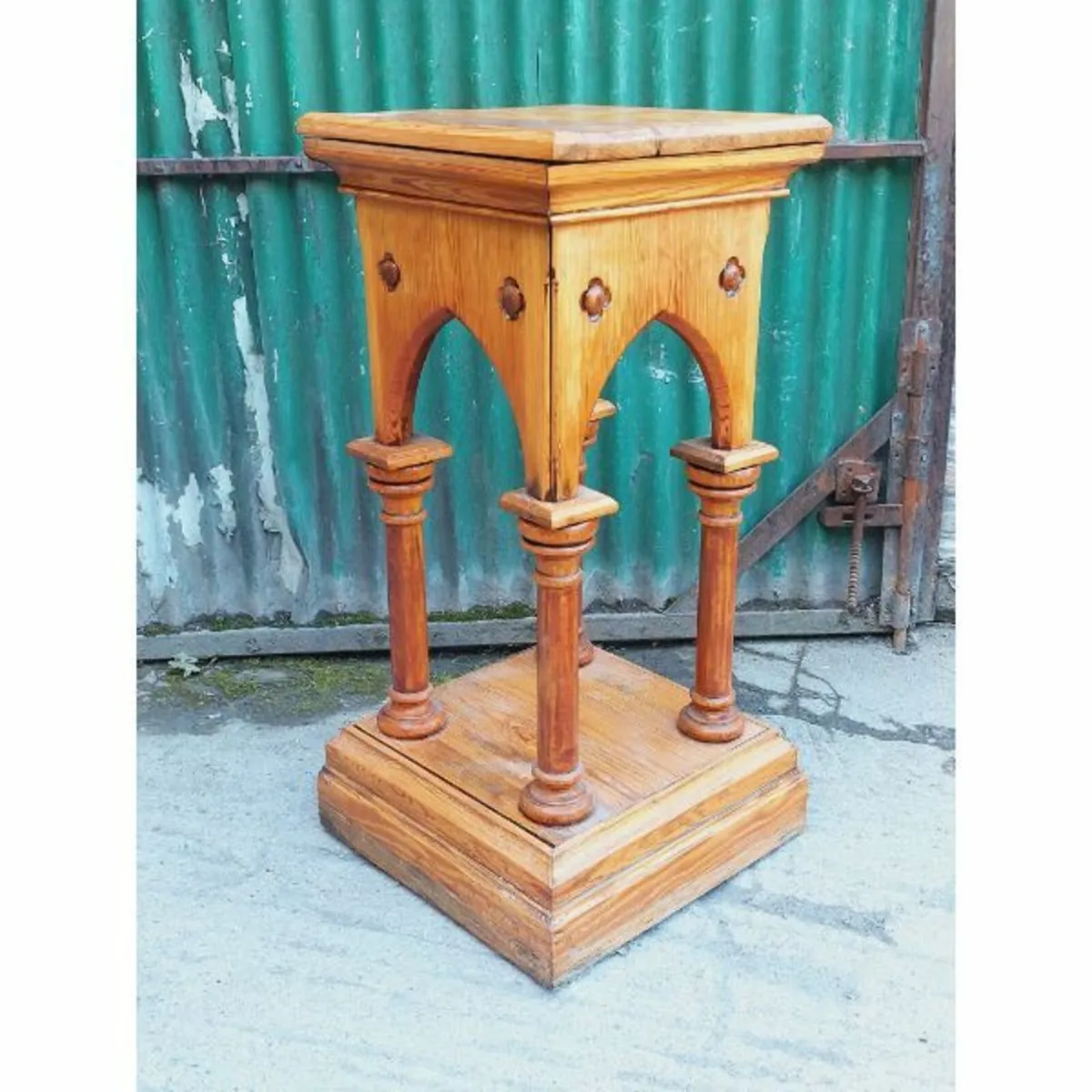 Pitch Pine Plinth-KAS88 - Image 2
