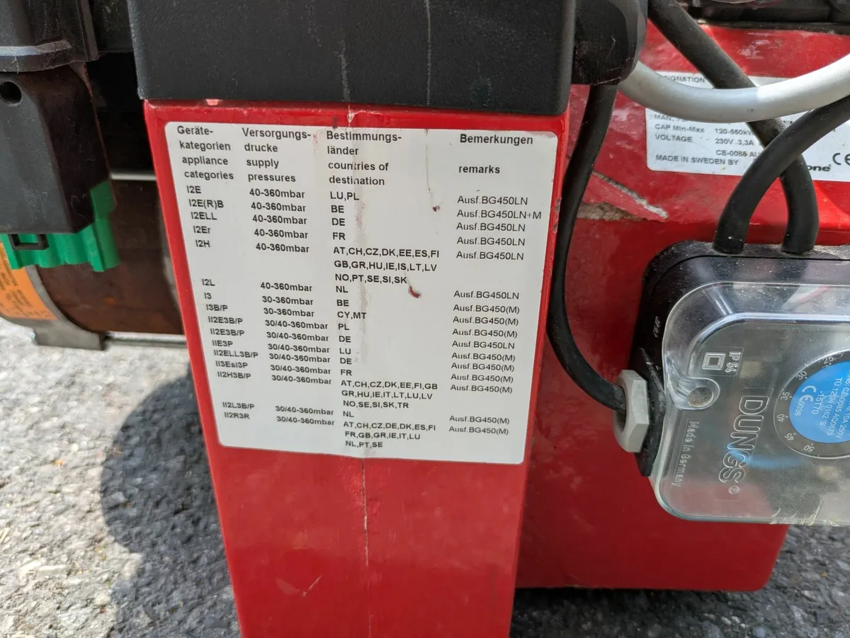 Bentone BG 450-2 LPG/Natural Gas Burner 120-550 Kw - Image 3