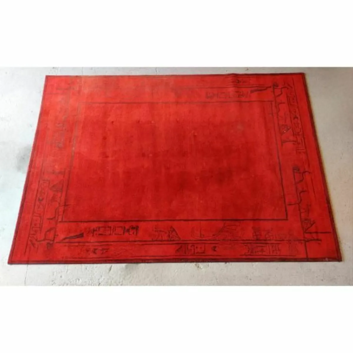 Reclaimed Egyptian Pattern Rug – 346.5cm x 249.5cm - Image 3