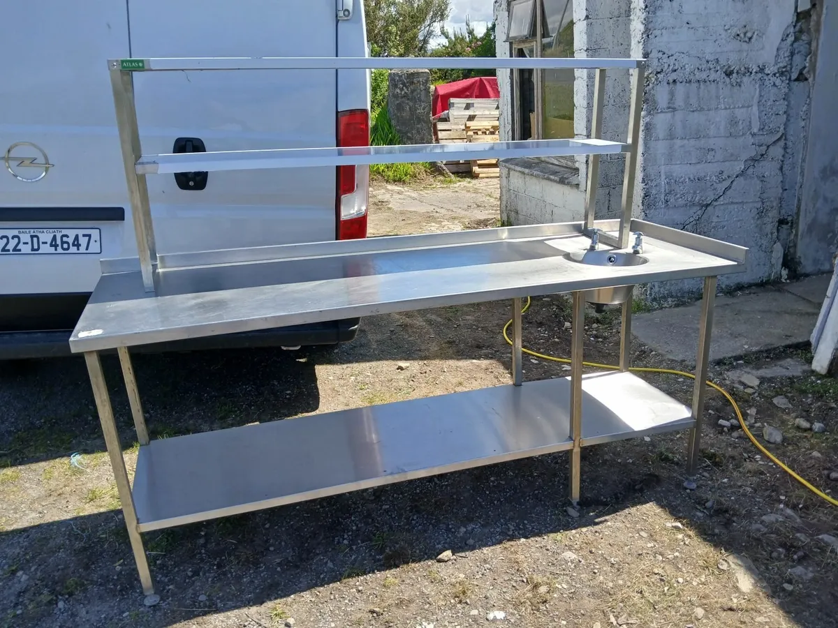 Stainless steel cabbinet/sink unit delivered - Image 3