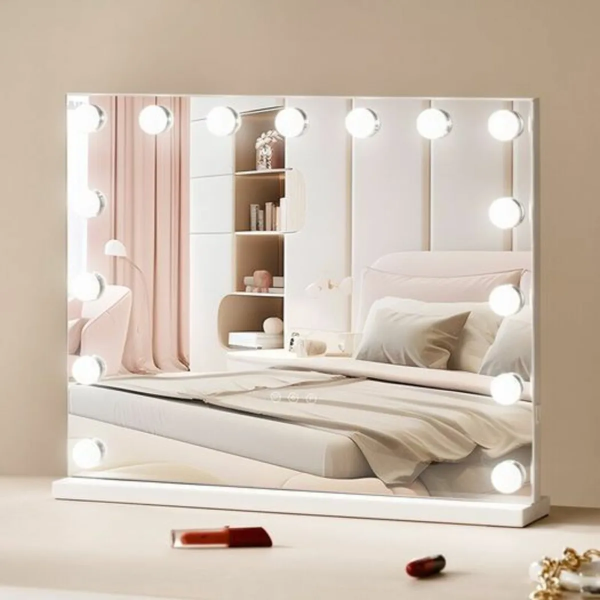 Hollywood Vanity Mirror With Lights w/ USB Desktop - Image 2
