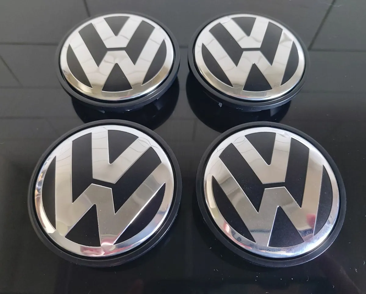 NEW VW Centre Caps 65mm Set - FREE POST - Image 1