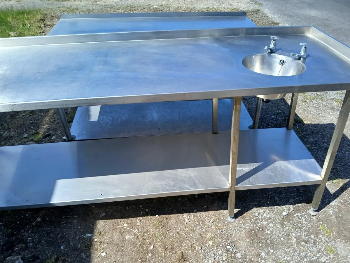 Stainless steel cabbinet /sink unit delivered - Image 2