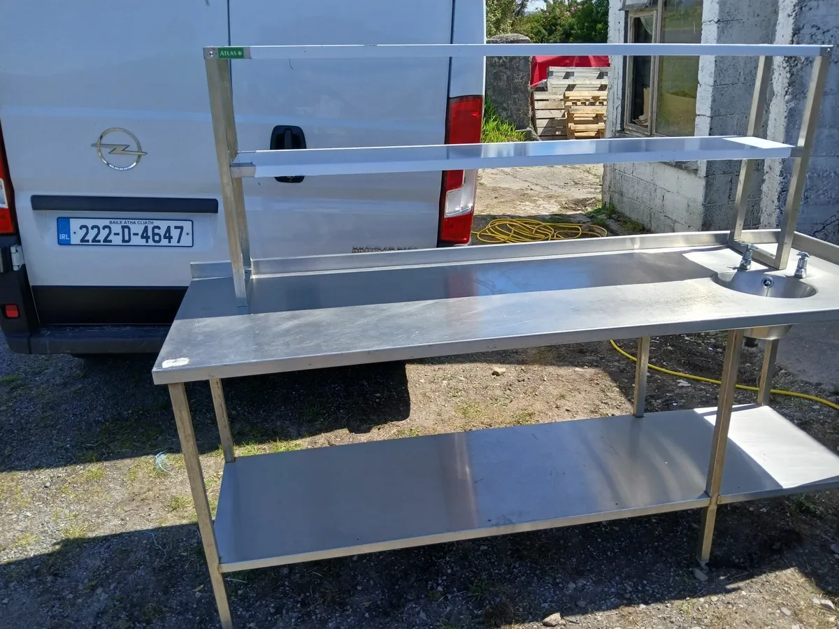 Stainless steel cabbinet /sink unit delivered - Image 4