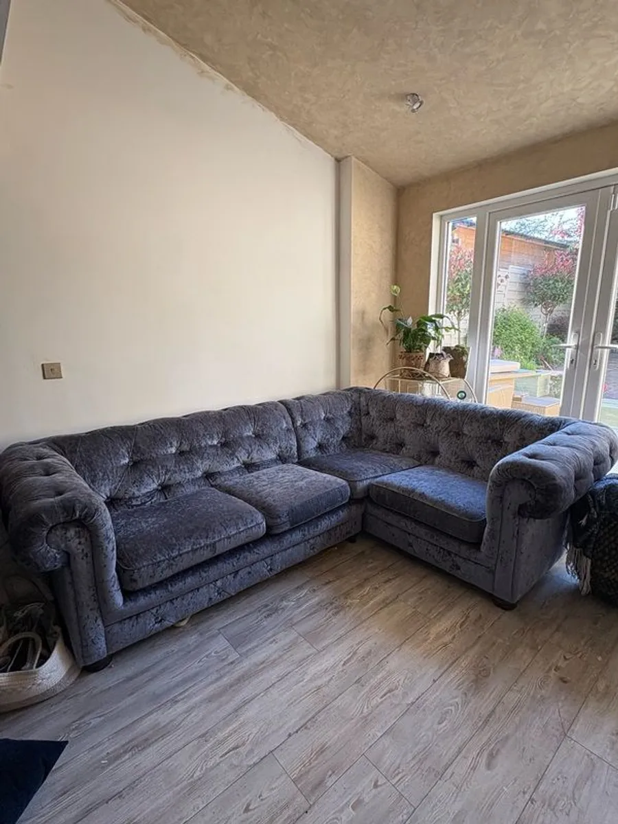 Corner sofa and two seater - Image 1