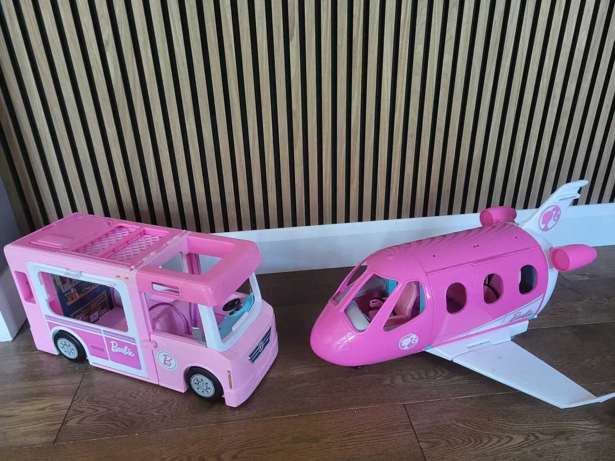 Barbie Campervan and Aeroplane