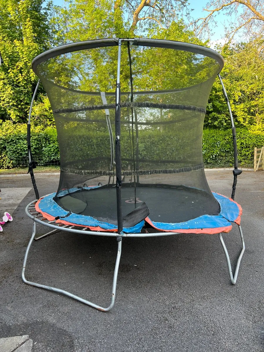 Trampoline swing slide Various kids garden toys - Image 1