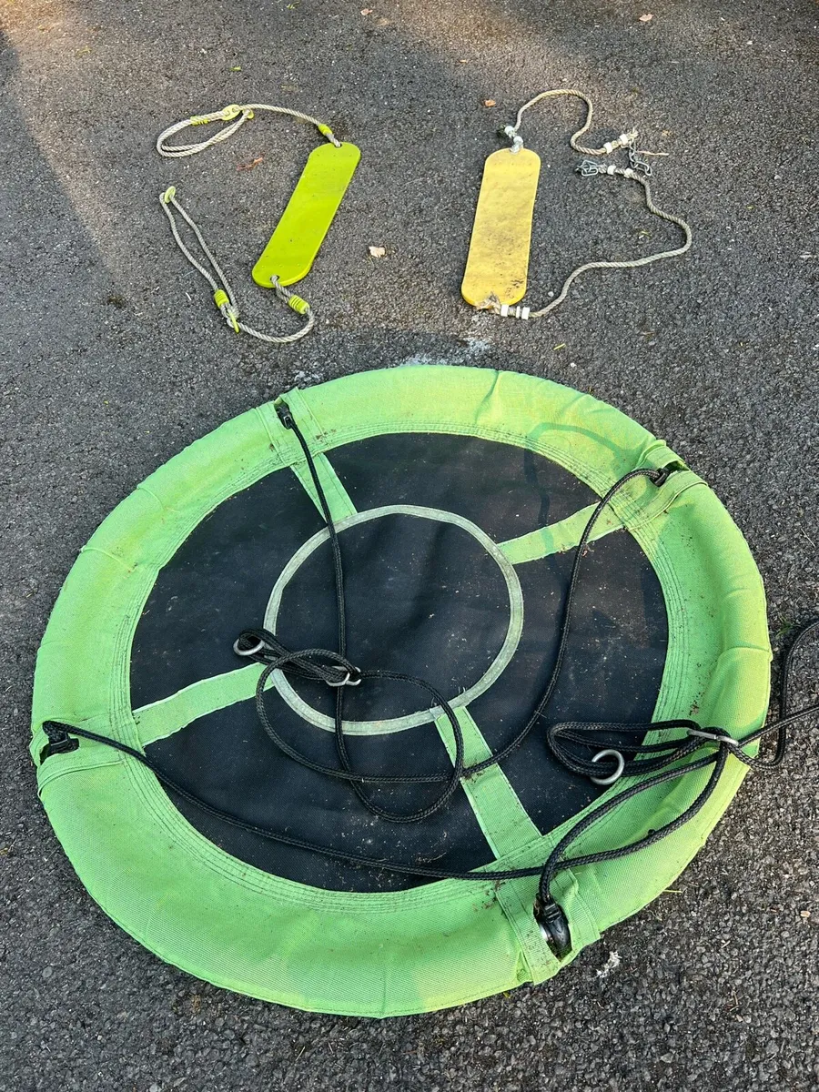 Trampoline swing slide Various kids garden toys - Image 3