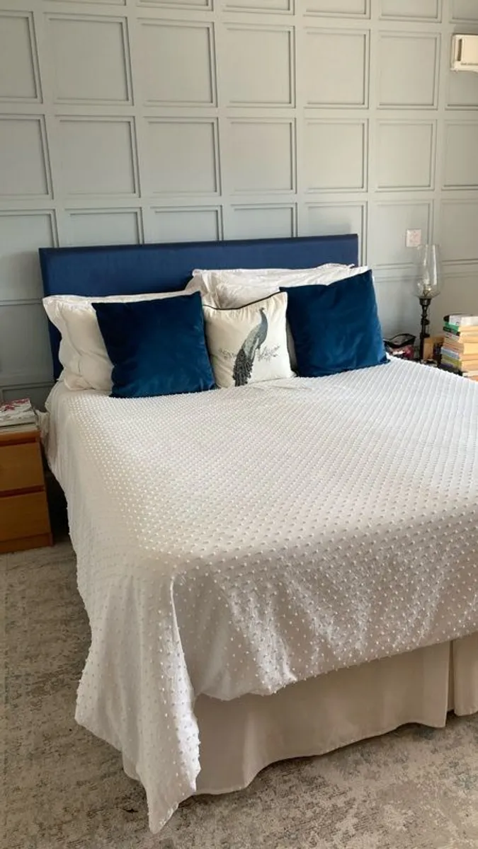 King size headboard & Divan - Image 1