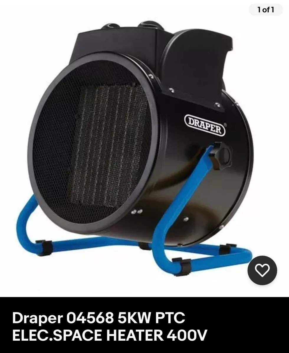 Draper Space Heater - Image 1