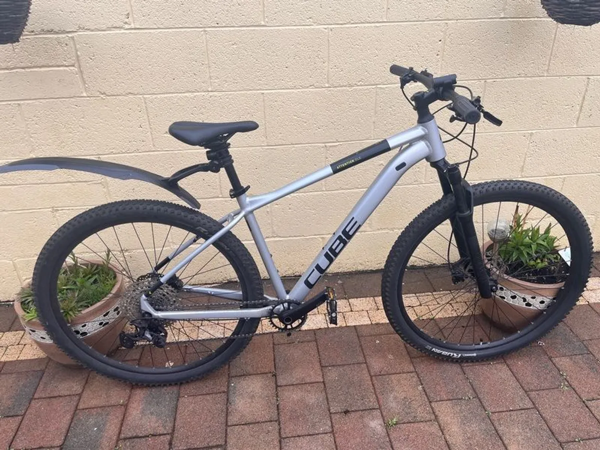 Cube Attention SLX Grey/Lime Mountain Bike - Image 1