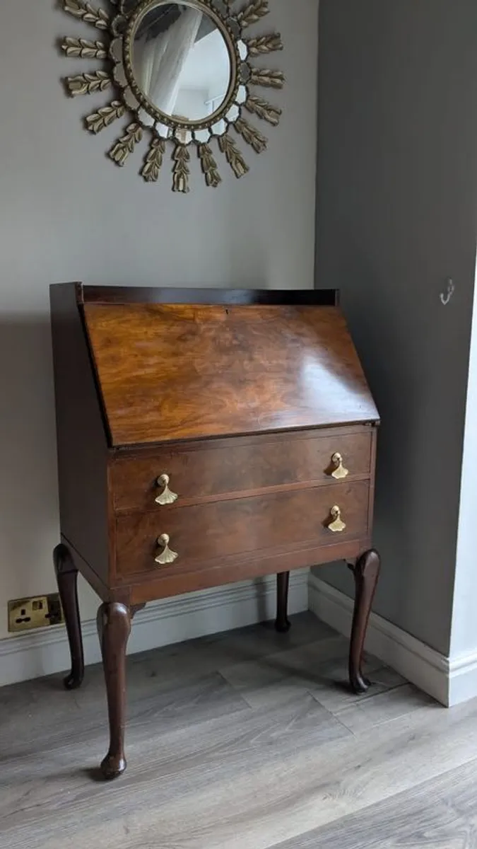 Antique writing desk-Millar & Beatty Ltd - Image 1