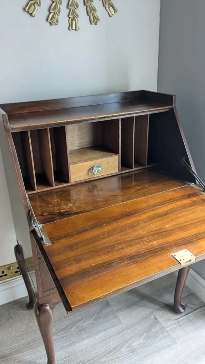 Antique writing desk-Millar & Beatty Ltd - Image 4