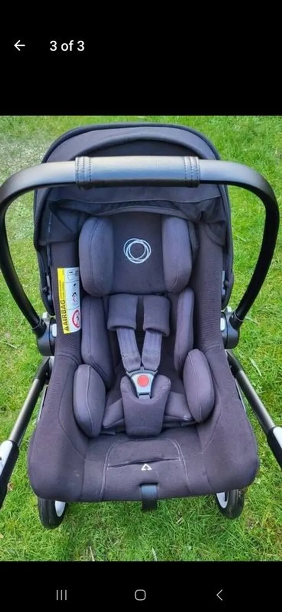Carseat and base-Bugaboo Turtle Nuna Air Carseat