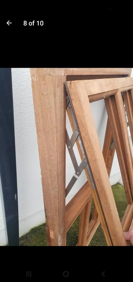 Solid teak window - Image 4