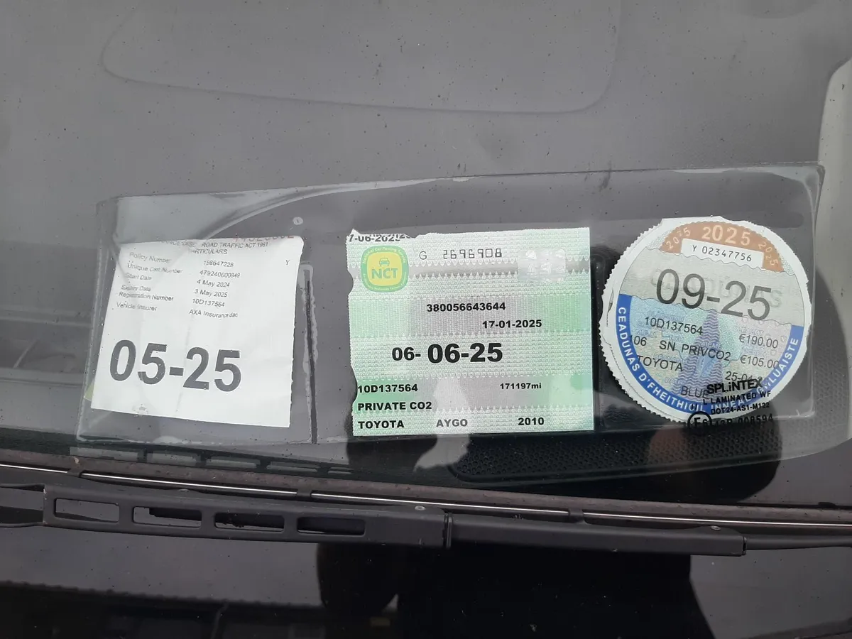 2010 Toyota Aygo Nctd&Taxed 1.0Petrol - Image 2