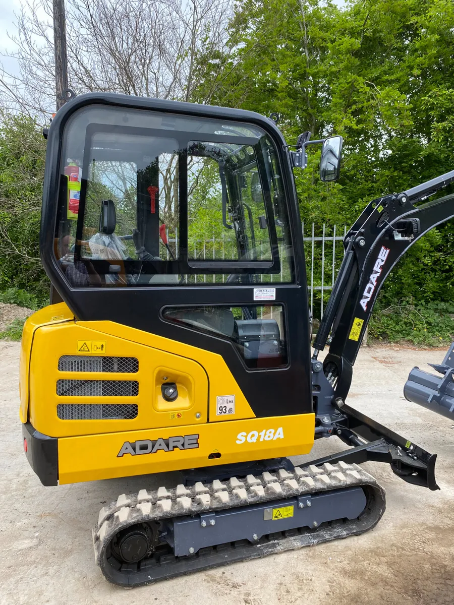 Adare SQ18A  mini excavator - Image 3