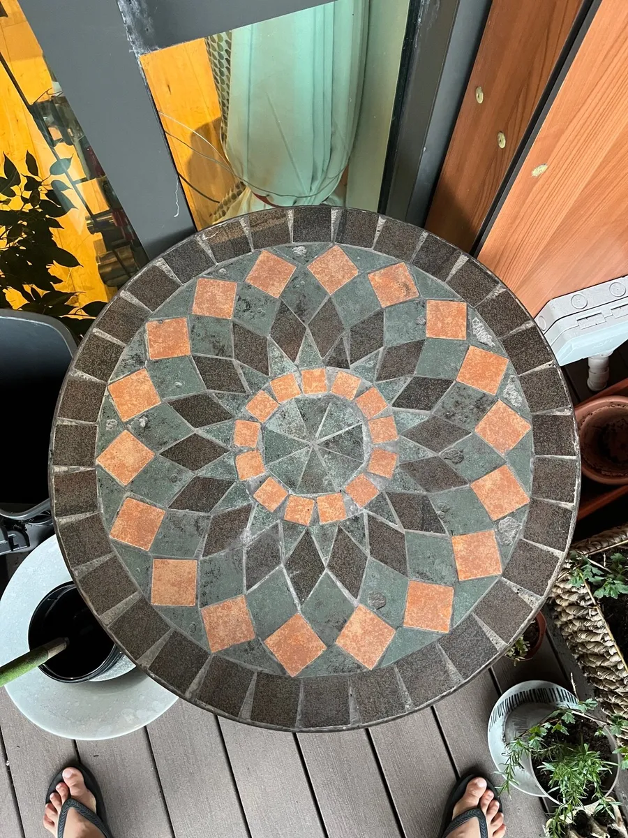 Mosaic bistro garden table - Image 3
