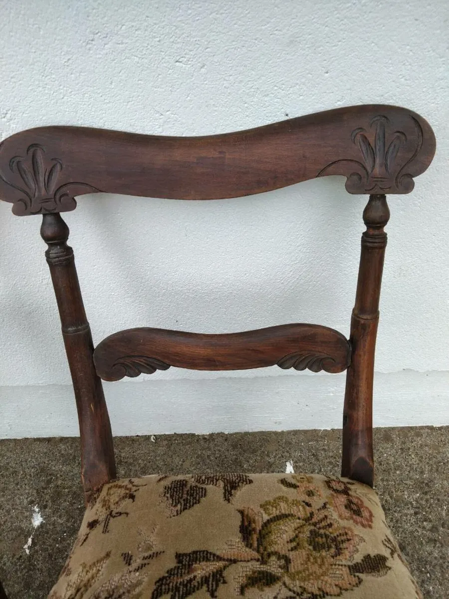Antique Diningroom chairs - Image 2