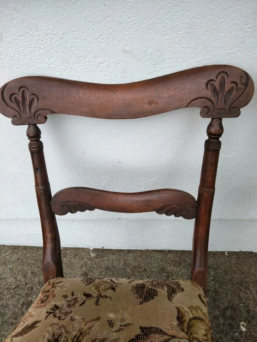 Antique Diningroom chairs - Image 4